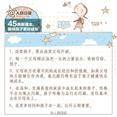 人民日報：45條陪伴孩子的新理念，值得收藏！