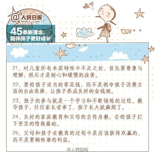 人民日報：45條陪伴孩子的新理念，值得收藏！