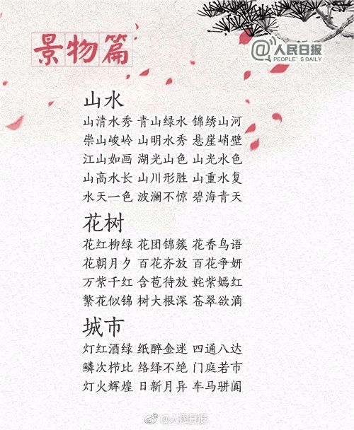 中小學(xué)作文常用的270個(gè)成語(yǔ)，暑假讓孩子多積累，寫(xiě)作水平蹭蹭漲！
