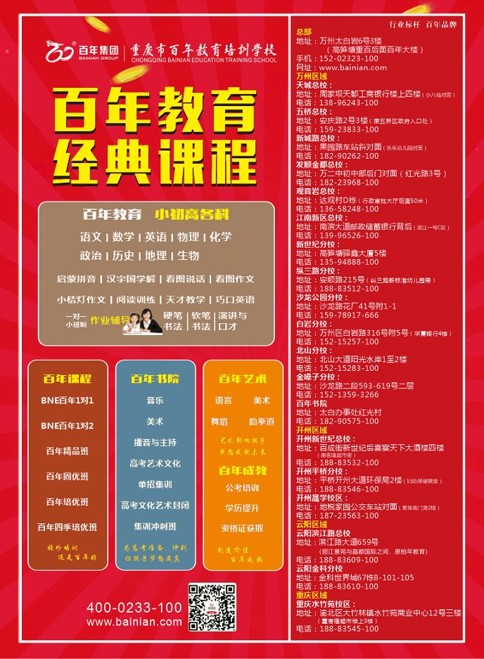 熱烈祝賀百年教育入駐云陽，四重大禮，狂歡云陽